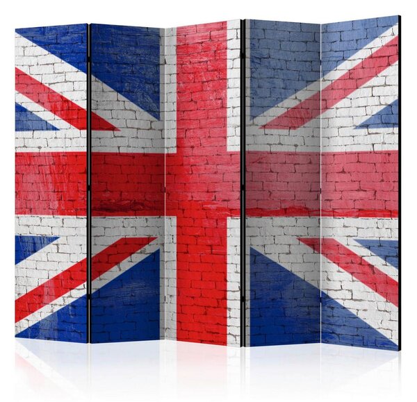 Artgeist Paravan British Flag I, 5-Delni, Dvostranski