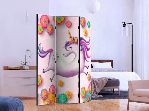 Artgeist Paravan Lithe Unicorn, 3-Delni, Dvostranski