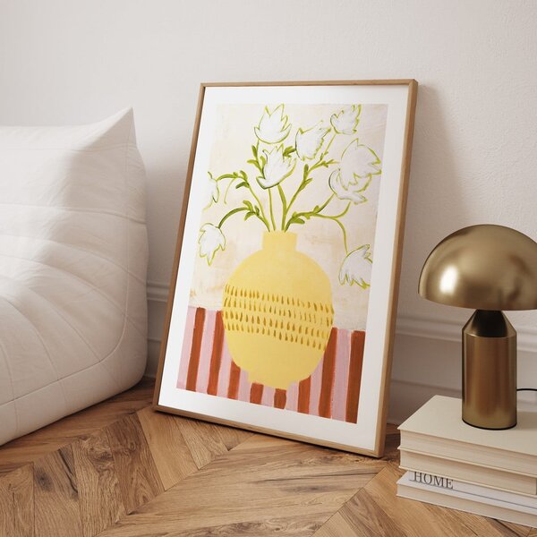 Slika 52x72 cm Yellow Vase – Malerifabrikken