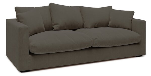 Temno siv žametni kavč 220 cm Comfy - Scandic