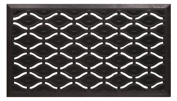 Gumijasta preproga 1252 črna , 55 x 90 cm, 55 x 90 cm