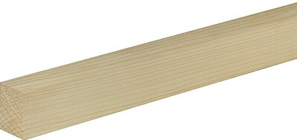Profiles and more Pravokotna letev (100 cm x 40 mm x 29 mm, Smreka/bor)