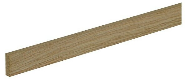 Profiles and more Pravokotna letev (100 cm x 10 mm x 29 mm, Hrast)