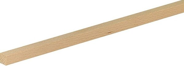 Profiles and more Kvadratna letev (Do x Š x V: 95 cm x 13 mm x 13 mm, Bukev)