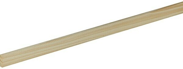 Profiles and more Pravokotna letev (100 cm x 13 mm x 5 mm, Smreka/bor)