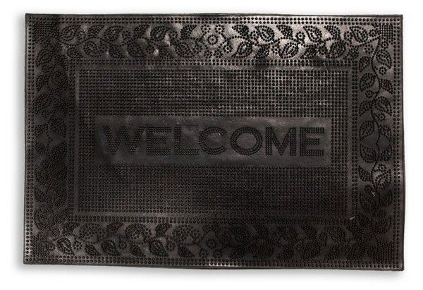 HOME ELEMENTS Gumijasta preproga WELCOME, 40 x 60 cm