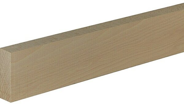 Profiles and more Pravokotna letev (95 cm x 60 mm x 20 mm, Bukev)