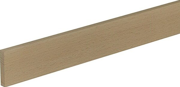 Profiles and more Pravokotna letev (95 cm x 45 mm x 8 mm, Bukev)