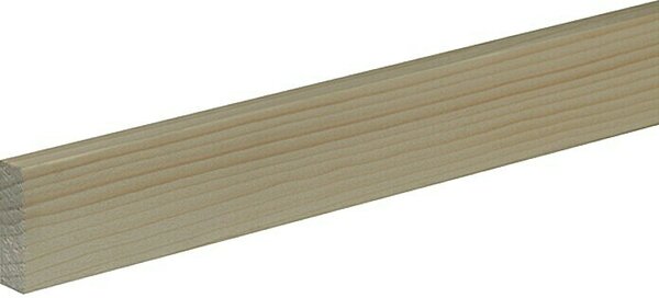 Profiles and more Pravokotna letev (100 cm x 40 mm x 13 mm, Smreka/bor)