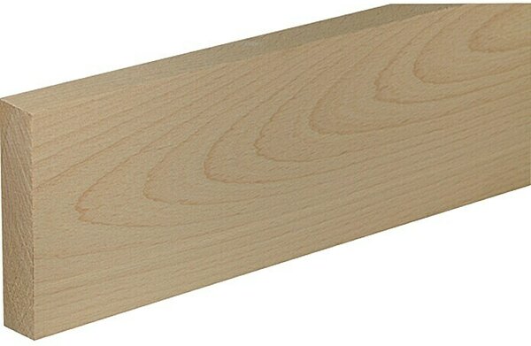 Profiles and more Pravokotna letev (95 cm x 96 mm x 20 mm, Bukev)