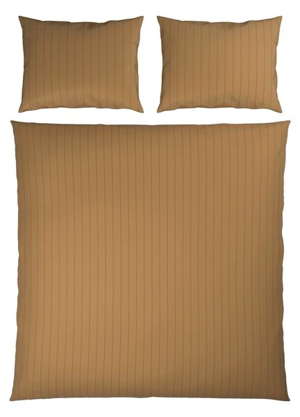 Mömax Posteljnina Dobby Streif Xxl, Zlata, 2x60/80, 200/200