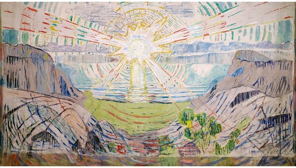 Reprodukcija slike Edward Munch - The Sun, 70 x 40 cm