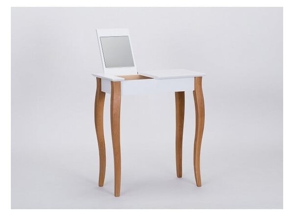 Bela toaletna mizica z ogledalom Ragaba Dressing Table, dolžina 65 cm
