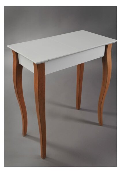 Bela toaletna mizica z ogledalom Ragaba Dressing Table, dolžina 65 cm