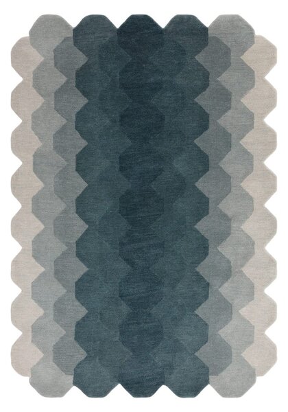 Modra volnena preproga 120x170 cm Hive – Asiatic Carpets