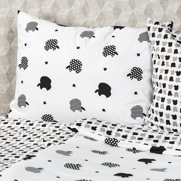 4Home Posteljnina Black fruit, mikrovlakna, 140 x 200 cm, 70 x 90 cm, 140 x 200 cm, 70 x 90 cm