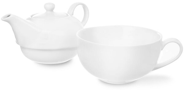 Orion Tea komplet čajnika in skodelice WHITE