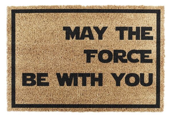 Predpražnik iz kokosovih vlaken 40x60 cm May the Force Be With Your – Artsy Doormats