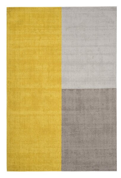 Rumeno-siva preproga Asian Carpets Blox, 160 x 230 cm