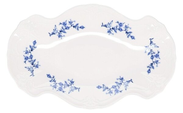 Servirni porcelanast pladenj ø 25 cm Retro – BonBistro