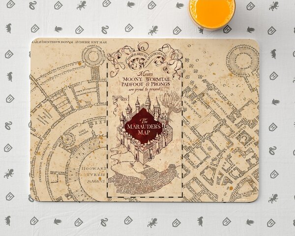 Harry Potter Marauders Map podložka za otroke, 42 x 30 cm