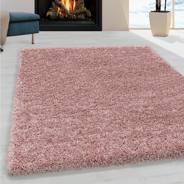 Mömax Preproga Z Visokim Florom Sydney, Roza, 60x110cm