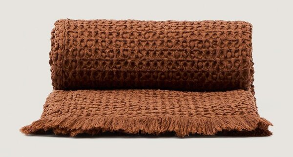 Rjava odeja 130x170 cm Nulina – Kave Home