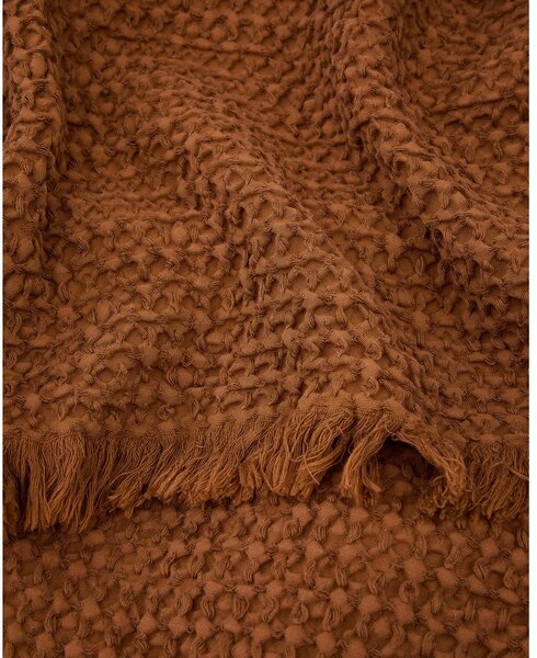 Rjava odeja 130x170 cm Nulina – Kave Home