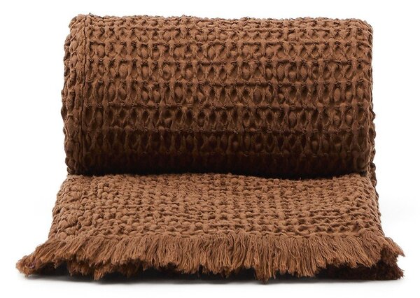 Rjava odeja 130x170 cm Nulina – Kave Home