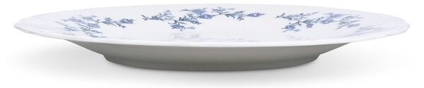 Bel/moder servirni porcelanast krožnik ø 32 cm Retro – BonBistro