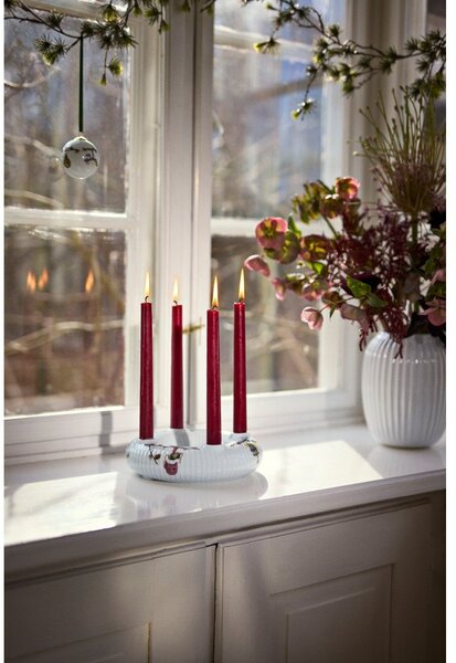 Porcelanast adventni svečnik z božičnim motivom Hammershøi Christmas – Kähler Design