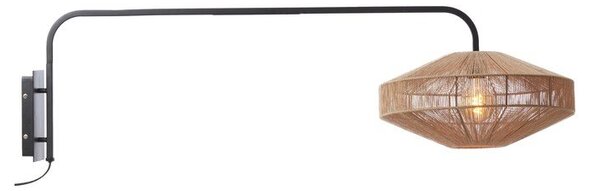 Kovinska stenska svetilka z vtikačem v naravni barvi ø 43 cm Lyra – Light & Living