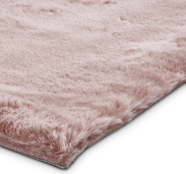 Roza preproga Think Rugs Teddy, 60 x 120 cm