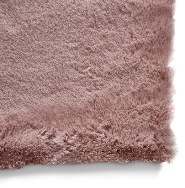 Roza preproga Think Rugs Teddy, 60 x 120 cm