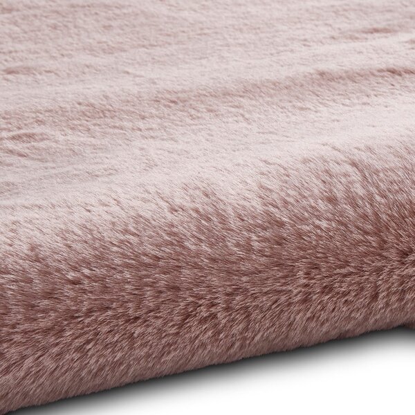 Roza preproga Think Rugs Teddy, 60 x 120 cm