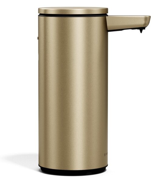Jeklen avtomatski dozirnik za milo v mat zlati barvi 266 ml – simplehuman
