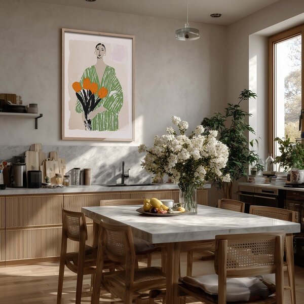 Tiskana slika z okvirjem 50x70 cm Stella – Styler
