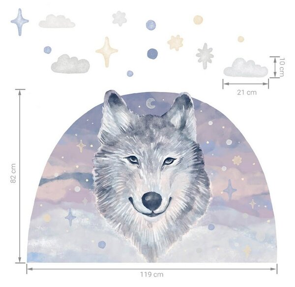 Bayo Wall Sticker Wolf