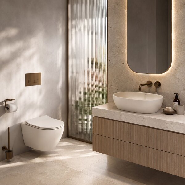 Nadpultni Umivalnik Rea Focus Creme