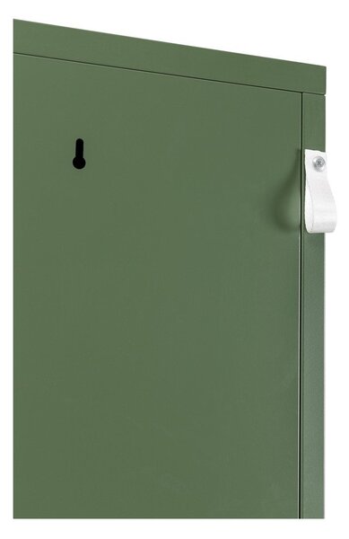 Temno zelena kovinska omara z možnostjo zaklepanja 38x185x46 cm Cambridge – Yes Everyday