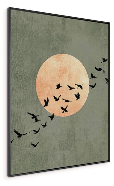 Tiskana slika z okvirjem 60x80 cm Midnight Flight – Styler