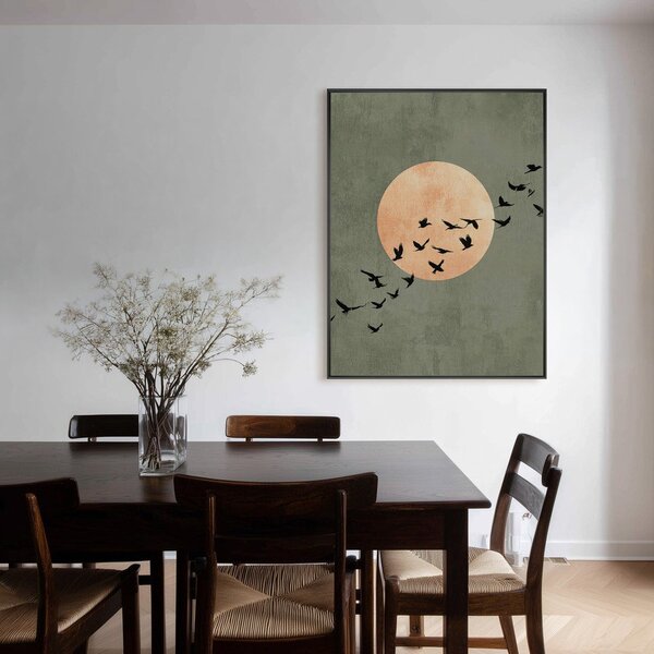 Tiskana slika z okvirjem 60x80 cm Midnight Flight – Styler