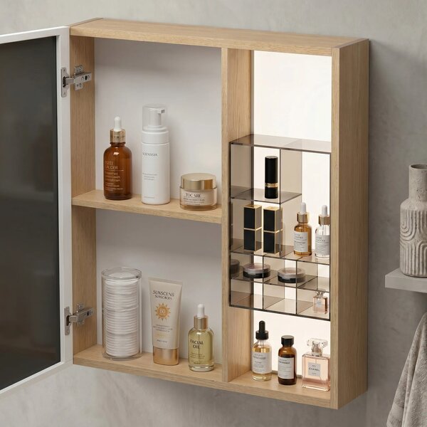 Komplet kopalniškega pohištva z umivalnikom Sora DE07-70 Oak 70CM