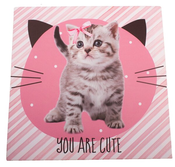 Slika na platnu You are cute pink, 28 x 28 cm