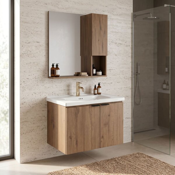 Komplet kopalniškega pohištva z umivalnikom Nova DB06-60 60cm