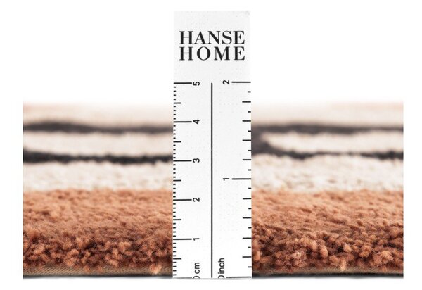Rjava pralna/ročno tkana bombažna otroška preproga 101x120 cm Snuggle Benni – Hanse Home