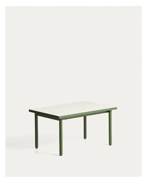 Vrtna mizica s keramično ploščo 51x81 cm Maurina – Kave Home