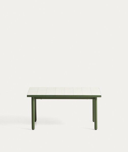 Vrtna mizica s keramično ploščo 51x81 cm Maurina – Kave Home