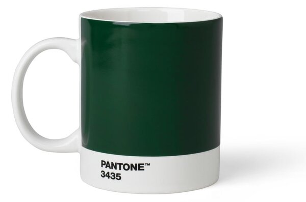 Temno zelena keramična skodelica 375 ml Dark Green 3435 – Pantone