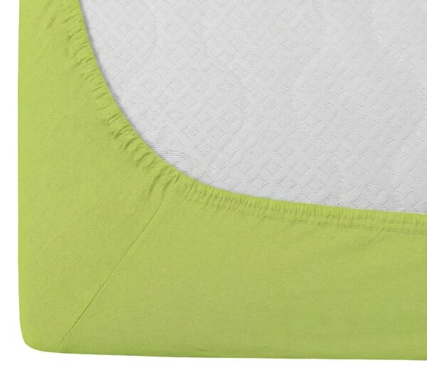 Jersey rjuha BASIC svetlo zelena 90 x 200 cm